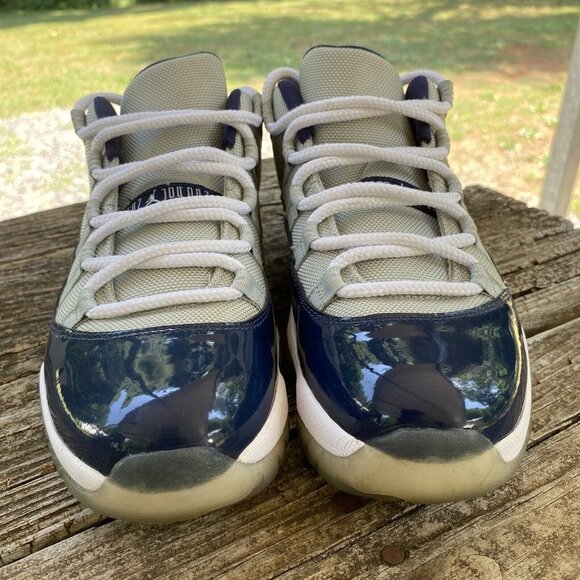 Nike Air‎ Jordan Retro 11 Low Georgetown 528895-007 Blue Grey Mens Size 8 “2015” main image 9